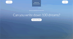 Desktop Screenshot of dreammanager.org